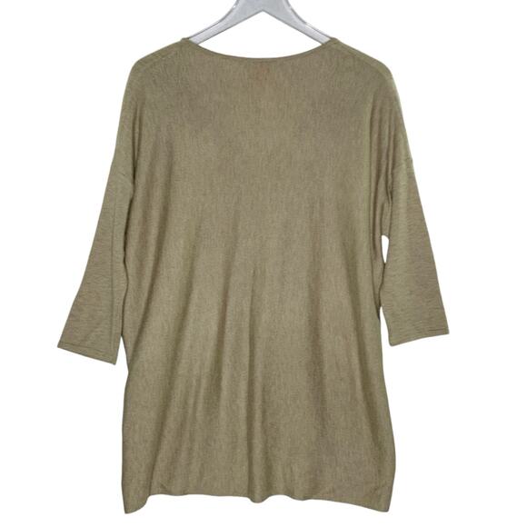 Kerisma L Womens Camel Tam Raven Sweater Front Pockets Boxy Dolman - Picture 2 of 9